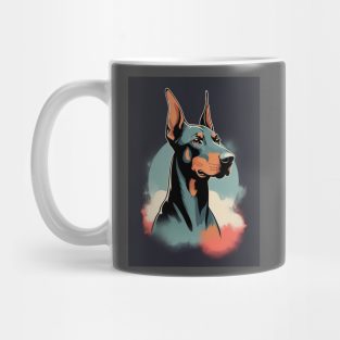 Doberman Dog 2 - Japanese Retro Art Mug